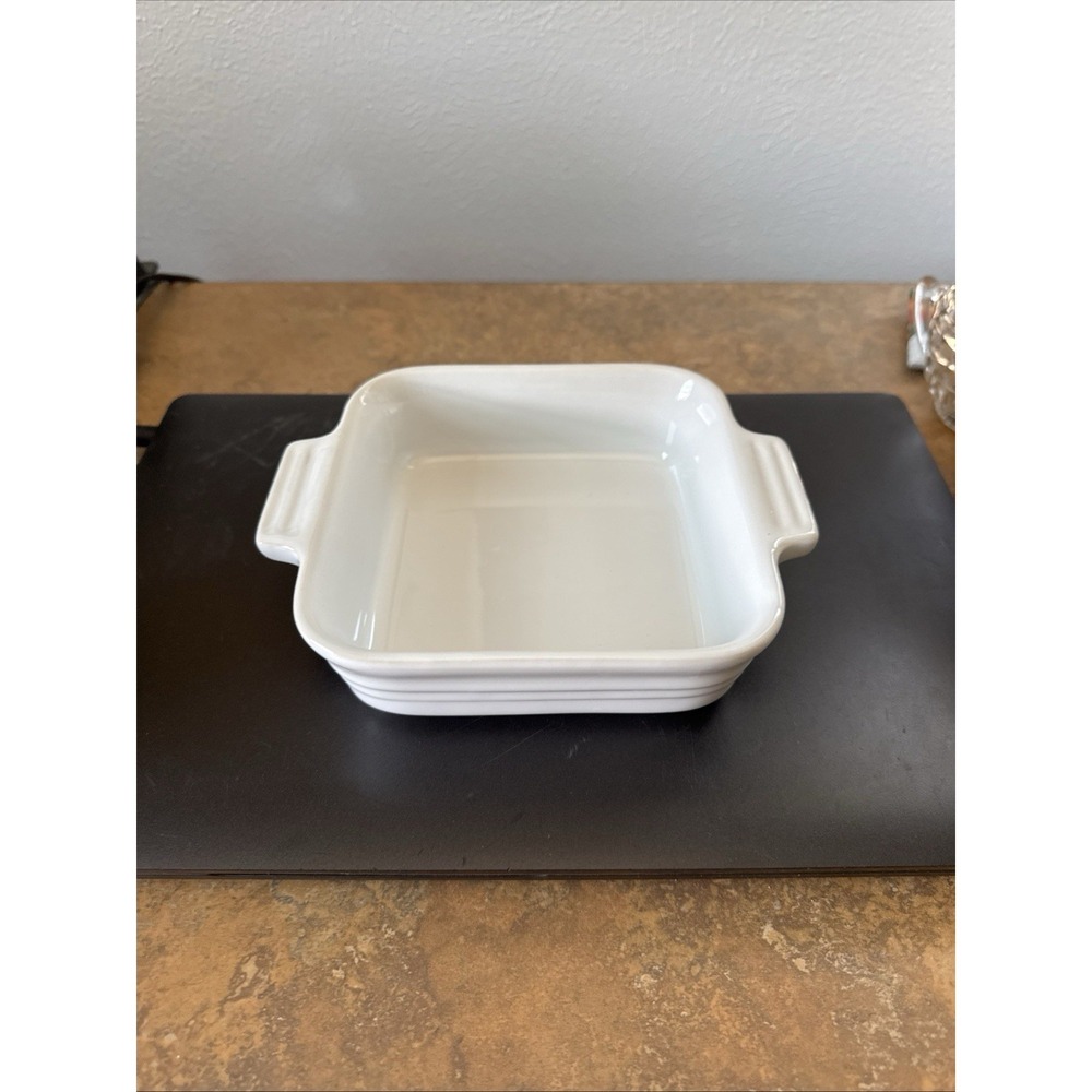 LECREUSET Square 6 X 6 Dish Pottery Cookware